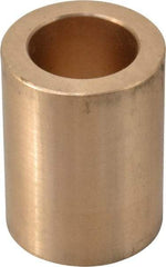 Made in USA - 3/4" Inside x 1-1/8" Outside Diam, Cast Bronze Sleeve Bearing - 1-1/2" OAL - Benchmark Tooling