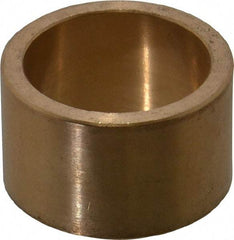 Made in USA - 1" Inside x 1-1/4" Outside Diam, Cast Bronze Sleeve Bearing - 3/4" OAL - Benchmark Tooling