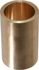 Made in USA - 1" Inside x 1-1/4" Outside Diam, Cast Bronze Sleeve Bearing - 2" OAL - Benchmark Tooling