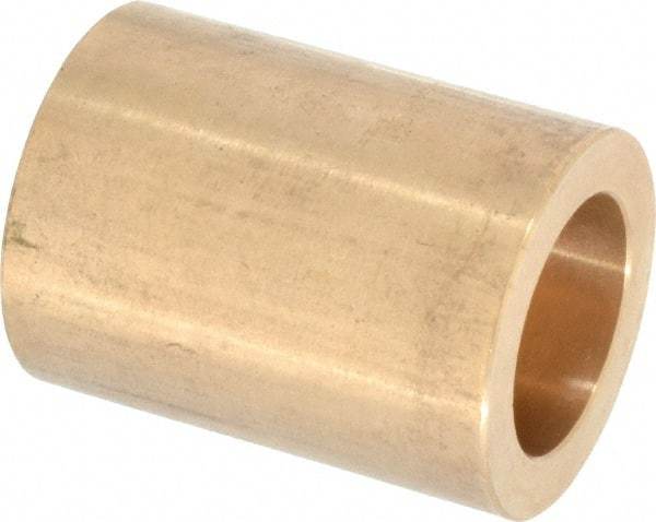 Made in USA - 1" Inside x 1-1/2" Outside Diam, Cast Bronze Sleeve Bearing - 2" OAL - Benchmark Tooling