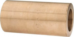Made in USA - 1" Inside x 1-1/2" Outside Diam, Cast Bronze Sleeve Bearing - 3" OAL - Benchmark Tooling