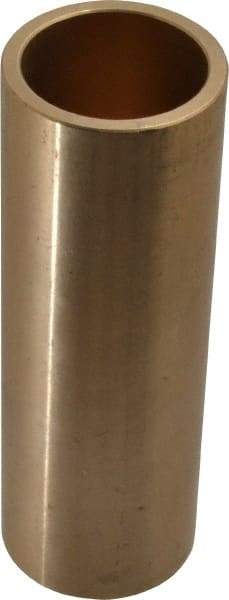 Made in USA - 1-1/8" Inside x 1-3/8" Outside Diam, Cast Bronze Sleeve Bearing - 4" OAL - Benchmark Tooling