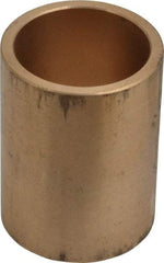 Made in USA - 1-1/4" Inside x 1-1/2" Outside Diam, Cast Bronze Sleeve Bearing - 2" OAL - Benchmark Tooling