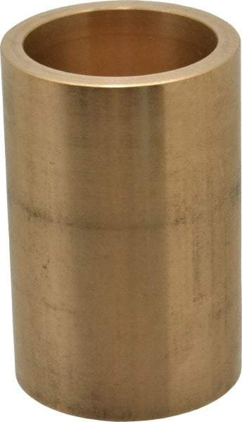 Made in USA - 1-5/16" Inside x 1-5/8" Outside Diam, Cast Bronze Sleeve Bearing - 2-1/2" OAL - Benchmark Tooling