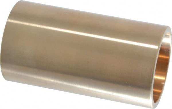 Made in USA - 1-3/8" Inside x 1-5/8" Outside Diam, Cast Bronze Sleeve Bearing - 3" OAL - Benchmark Tooling