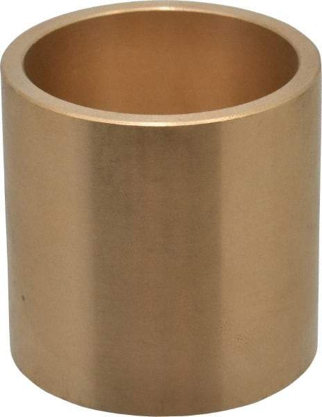 Made in USA - 1-1/2" Inside x 1-3/4" Outside Diam, Cast Bronze Sleeve Bearing - 1-3/4" OAL - Benchmark Tooling