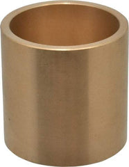 Made in USA - 1-1/2" Inside x 1-3/4" Outside Diam, Cast Bronze Sleeve Bearing - 1-3/4" OAL - Benchmark Tooling