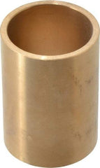 Made in USA - 1-1/2" Inside x 1-3/4" Outside Diam, Cast Bronze Sleeve Bearing - 2-1/2" OAL - Benchmark Tooling