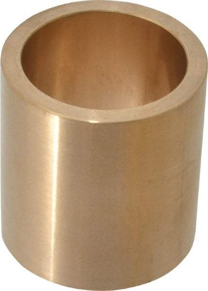 Made in USA - 1-1/2" Inside x 1-7/8" Outside Diam, Cast Bronze Sleeve Bearing - 2" OAL - Benchmark Tooling