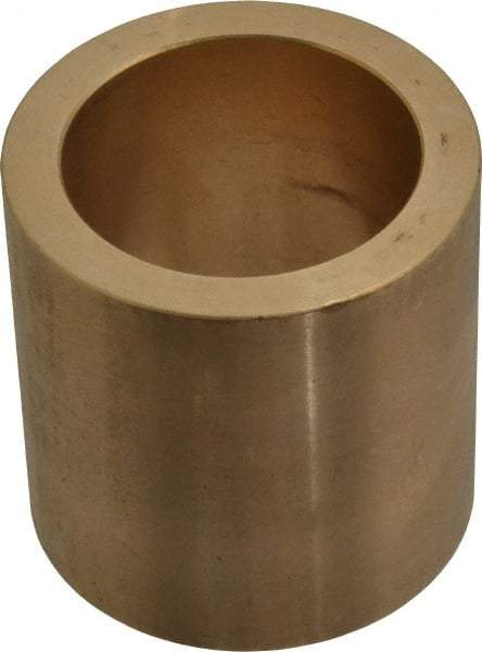 Made in USA - 1-1/2" Inside x 2" Outside Diam, Cast Bronze Sleeve Bearing - 2" OAL - Benchmark Tooling