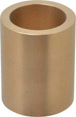 Made in USA - 1-1/2" Inside x 2" Outside Diam, Cast Bronze Sleeve Bearing - 2-1/2" OAL - Benchmark Tooling