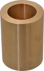 Made in USA - 1-1/2" Inside x 2-1/4" Outside Diam, Cast Bronze Sleeve Bearing - 3" OAL - Benchmark Tooling