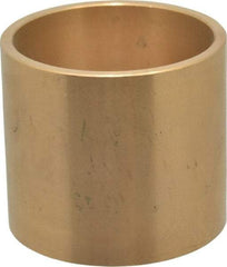 Made in USA - 2" Inside x 2-1/4" Outside Diam, Cast Bronze Sleeve Bearing - 2" OAL - Benchmark Tooling