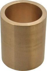 Made in USA - 2" Inside x 2-1/2" Outside Diam, Cast Bronze Sleeve Bearing - 3" OAL - Benchmark Tooling