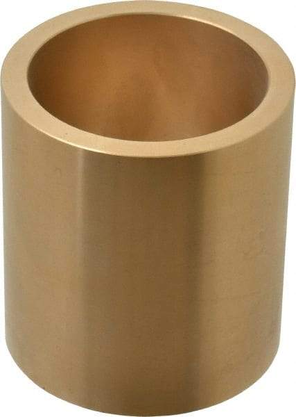 Made in USA - 2-1/4" Inside x 2-3/4" Outside Diam, Cast Bronze Sleeve Bearing - 3" OAL - Benchmark Tooling