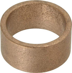 Boston Gear - 1-1/4" Inside x 1-1/2" Outside Diam, Oil Impregnated Bronze SAE-841 Sleeve Bearing - 3/4" OAL - Benchmark Tooling