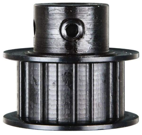 Power Drive - 10 Tooth, 3/8" Inside x 1.164" Outside Diam, Timing Belt Pulley - 1/2" Belt Width, 1.194" Pitch Diam, Steel & Cast Iron - Benchmark Tooling