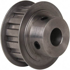 Power Drive - 14 Tooth, 1/2" Inside x 1.641" Outside Diam, Timing Belt Pulley - 1/2" Belt Width, 1.671" Pitch Diam, Steel & Cast Iron - Benchmark Tooling