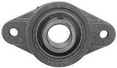 Value Collection - 197mm OAL2-Bolt Flange Bearing - 7700 Lb Dyn Cap, Cast Iron - Benchmark Tooling