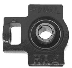 Value Collection - 3-3/8" Wide, Cast Iron Ball Bearing Take Up Unit - 1-15/32" Outside Diam - Benchmark Tooling