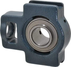 Value Collection - 2" Wide, Cast Iron Ball Bearing Take Up Unit - 15/16" Outside Diam - Benchmark Tooling