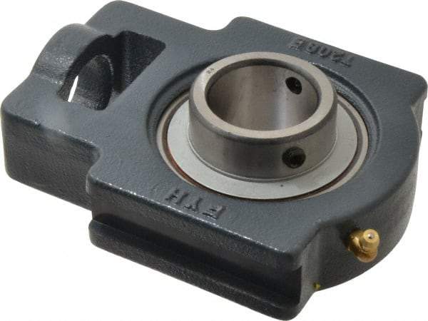 Value Collection - 3-9/32" Wide, Cast Iron Ball Bearing Take Up Unit - 1-5/16" Outside Diam - Benchmark Tooling