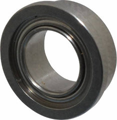 Value Collection - 3/16" Bore Diam, 5/16" OD, Double Shield Miniature Radial Ball Bearing - 1/8" Wide, With Flange, 1 Row, Round Bore, 29 Lb Static Capacity, 81 Lb Dynamic Capacity - Benchmark Tooling