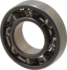 Value Collection - 3/32" Bore Diam, 5/16" OD, Open Miniature Radial Ball Bearing - 7/64" Wide, 1 Row, Round Bore, 40 Lb Static Capacity, 124 Lb Dynamic Capacity - Benchmark Tooling