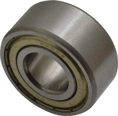 Tritan - 15mm Bore Diam, 35mm OD, Double Shield Angular Contact Radial Ball Bearing - 15.9mm Wide, 2 Rows, Round Bore, 1,500 Lb Static Capacity, 2,600 Lb Dynamic Capacity - Benchmark Tooling