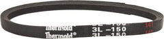 Value Collection - Section 4L, 97" Outside Length, V-Belt - Rubber, Fractional HP, No. 4L970 - Benchmark Tooling