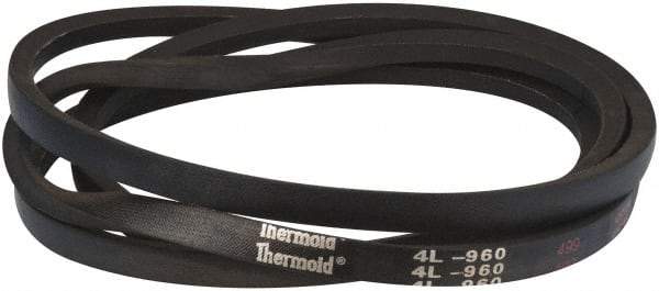 Value Collection - Section 4L, 96" Outside Length, V-Belt - Rubber, Fractional HP, No. 4L960 - Benchmark Tooling