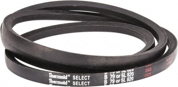 Value Collection - Section 5L, 82" Outside Length, V-Belt - Rubber, Fractional HP, No. 5L820 - Benchmark Tooling