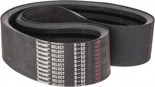 Value Collection - Section B, V-Belt - Neoprene Rubber, Classic Banded, No. B-52 - Benchmark Tooling