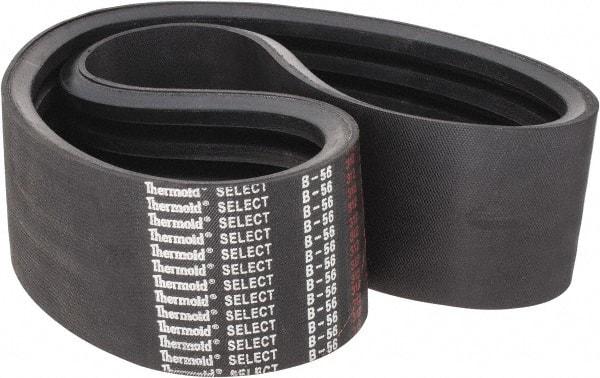 Value Collection - Section B, V-Belt - Neoprene Rubber, Classic Banded, No. B-56 - Benchmark Tooling