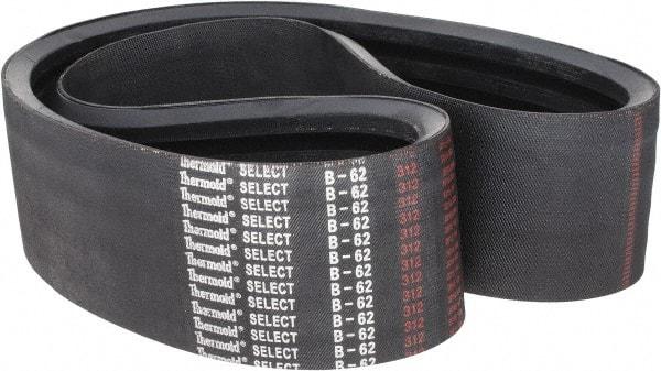 Value Collection - Section B, V-Belt - Neoprene Rubber, Classic Banded, No. B-62 - Benchmark Tooling