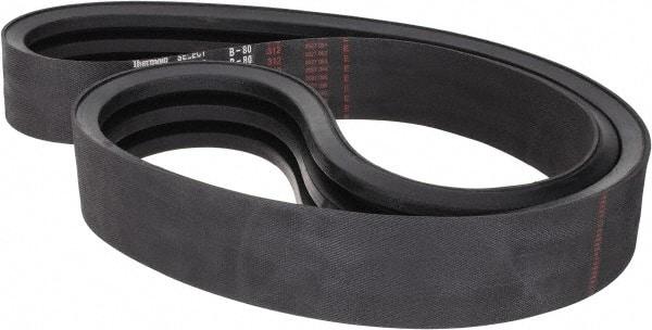 Value Collection - Section B, V-Belt - Neoprene Rubber, Classic Banded, No. B-80 - Benchmark Tooling