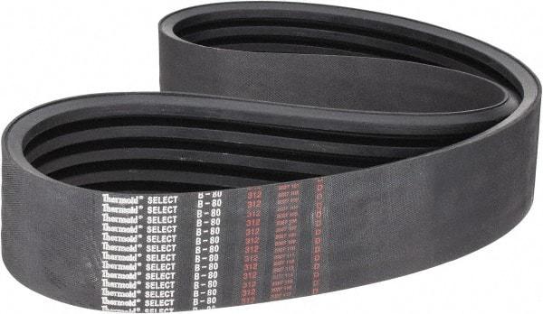 Value Collection - Section B, V-Belt - Neoprene Rubber, Classic Banded, No. B-80 - Benchmark Tooling