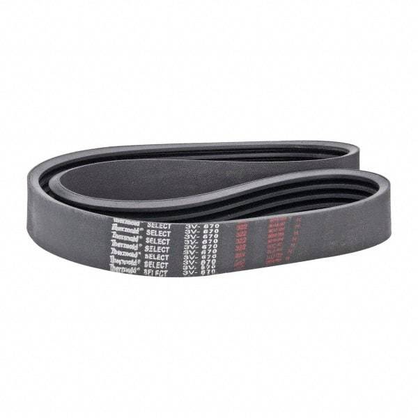 Value Collection - Section 3V, V-Belt - Neoprene Rubber, Narrow Banded, No. 3V670 - Benchmark Tooling