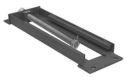 Made in USA - 6-1/4" Wide, Steel Bearing Take Up Frame - Benchmark Tooling