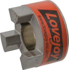 Lovejoy - 7/8" Max Bore Diam, 3/16" x 3/32" Keyway Width x Depth, Flexible Coupling Hub - 1-3/4" OD, 2.12" OAL, Sintered Iron, Order 2 Hubs & 1 Spider for Complete Coupling - Benchmark Tooling