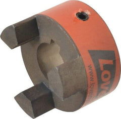 Lovejoy - 20mm Max Bore, 6mm x 2.8mm Keyway Width x Depth, Flexible Coupling Hub - 1-3/4" OD, 2.12" OAL, Sintered Iron, Order 2 Hubs & 1 Spider for Complete Coupling - Benchmark Tooling