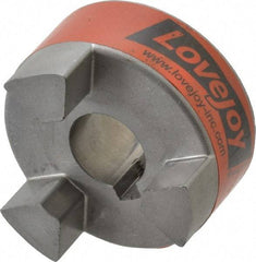 Lovejoy - 19mm Max Bore, 6mm x 2.8mm Keyway Width x Depth, Flexible Coupling Hub - 2.11" OD, 2.12" OAL, Sintered Iron, Order 2 Hubs & 1 Spider for Complete Coupling - Benchmark Tooling