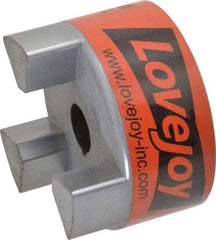 Lovejoy - 7/8" Max Bore Diam, Flexible Hub Coupling - 3-3/4" OD, 4-1/2" OAL, Sintered Iron - Benchmark Tooling