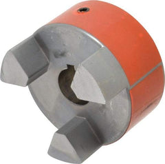 Lovejoy - 1-1/8" Max Bore Diam, Flexible Hub Coupling - 3-3/4" OD, 4-1/2" OAL, Sintered Iron - Benchmark Tooling