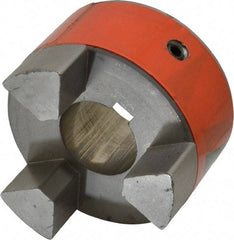 Lovejoy - 1-1/2" Max Bore Diam, Flexible Hub Coupling - 3-3/4" OD, 4-1/2" OAL, Metal - Benchmark Tooling