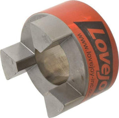 Lovejoy - 1-7/8" Max Bore Diam, Flexible Hub Coupling - 3-3/4" OD, 4-1/2" OAL, Sintered Iron - Benchmark Tooling