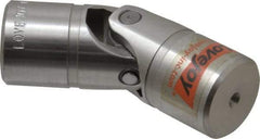 Lovejoy - 1-1/16" Bore Depth, 5,220 In/Lbs. Torque, D-Type Single Universal Joint - 5/8" Inside x 1-1/4" Outside Diam, 3-3/4" OAL - Benchmark Tooling