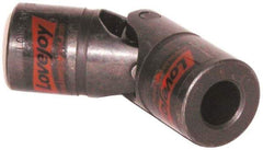 Lovejoy - 2" Bore Depth, 33,120 In/Lbs. Torque, D-Type Single Universal Joint - 1-1/4" Inside x 2-1/2" Outside Diam, 7" OAL - Benchmark Tooling