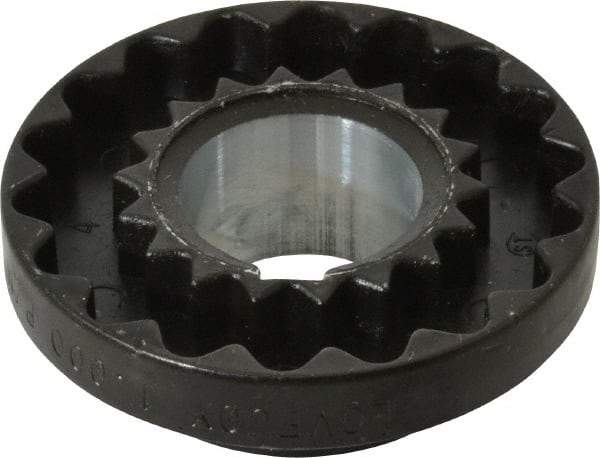 Lovejoy - 1" Max Bore Diam, 1/4" x 1/8" Keyway Width x Depth, Flexible Coupling Hub - 2.046" OD, 2.38" OAL, Cast Iron - Benchmark Tooling