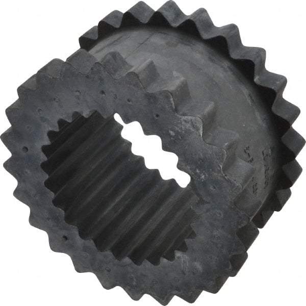 Lovejoy - 9 One Piece Solid Flexible Coupling Sleeve Insert - 6" OD, 3" OAL, EPDM - Benchmark Tooling